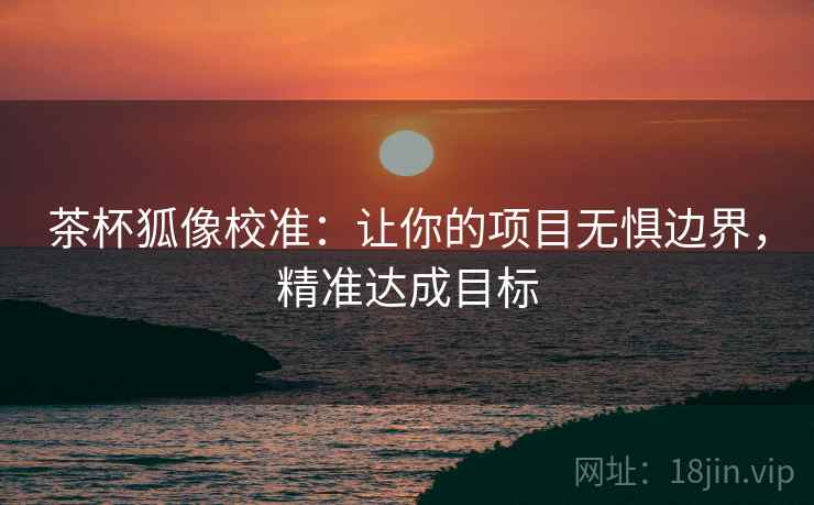 茶杯狐像校准：让你的项目无惧边界，精准达成目标
