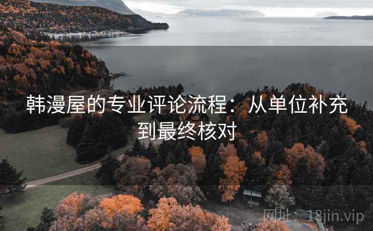 韩漫屋的专业评论流程：从单位补充到最终核对